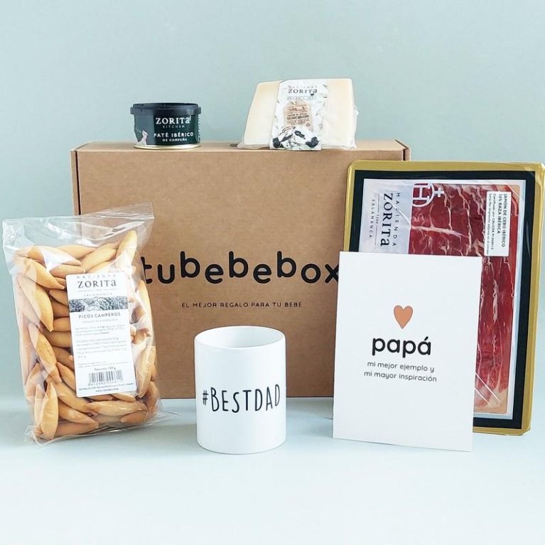 Cesta regalo gourmet para padres - Tu Bebebox