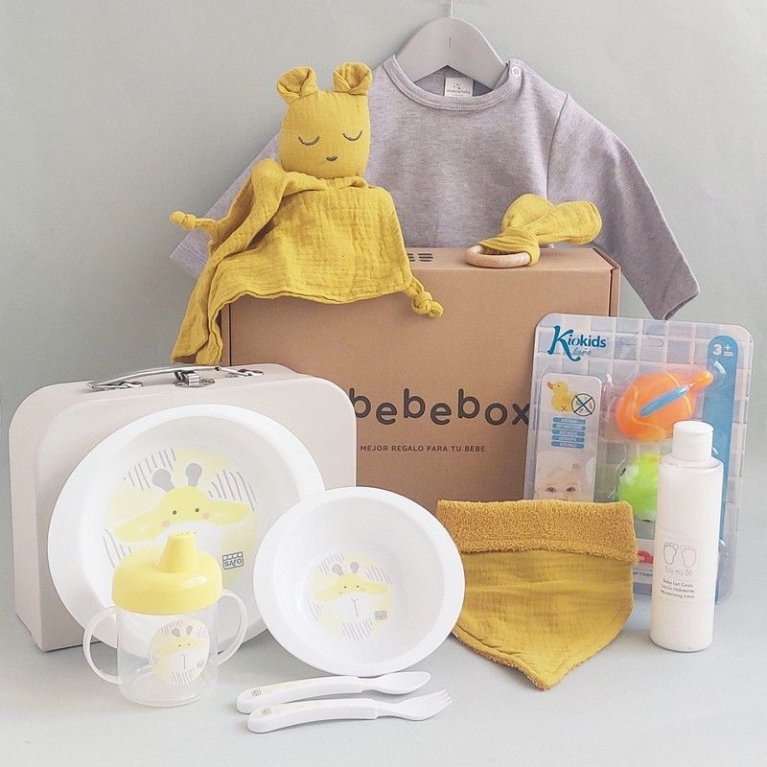 Regalo personalizado para bebé – Caja de regalo, cepillo y  peine para bebé, Safari, adecuado para niños de 0 a 3 años, regalo para bebé  : Bebés